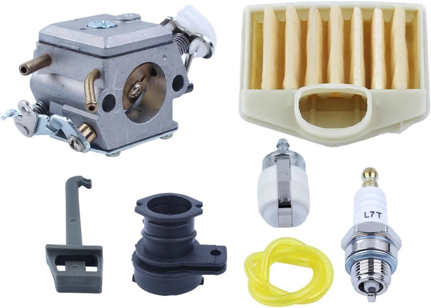 Carburetor Carb Rod Pipe Filter Tune up Intake Manifold Kit for 372 365 371 362 Saw Replace OEM for 503 81 45-02