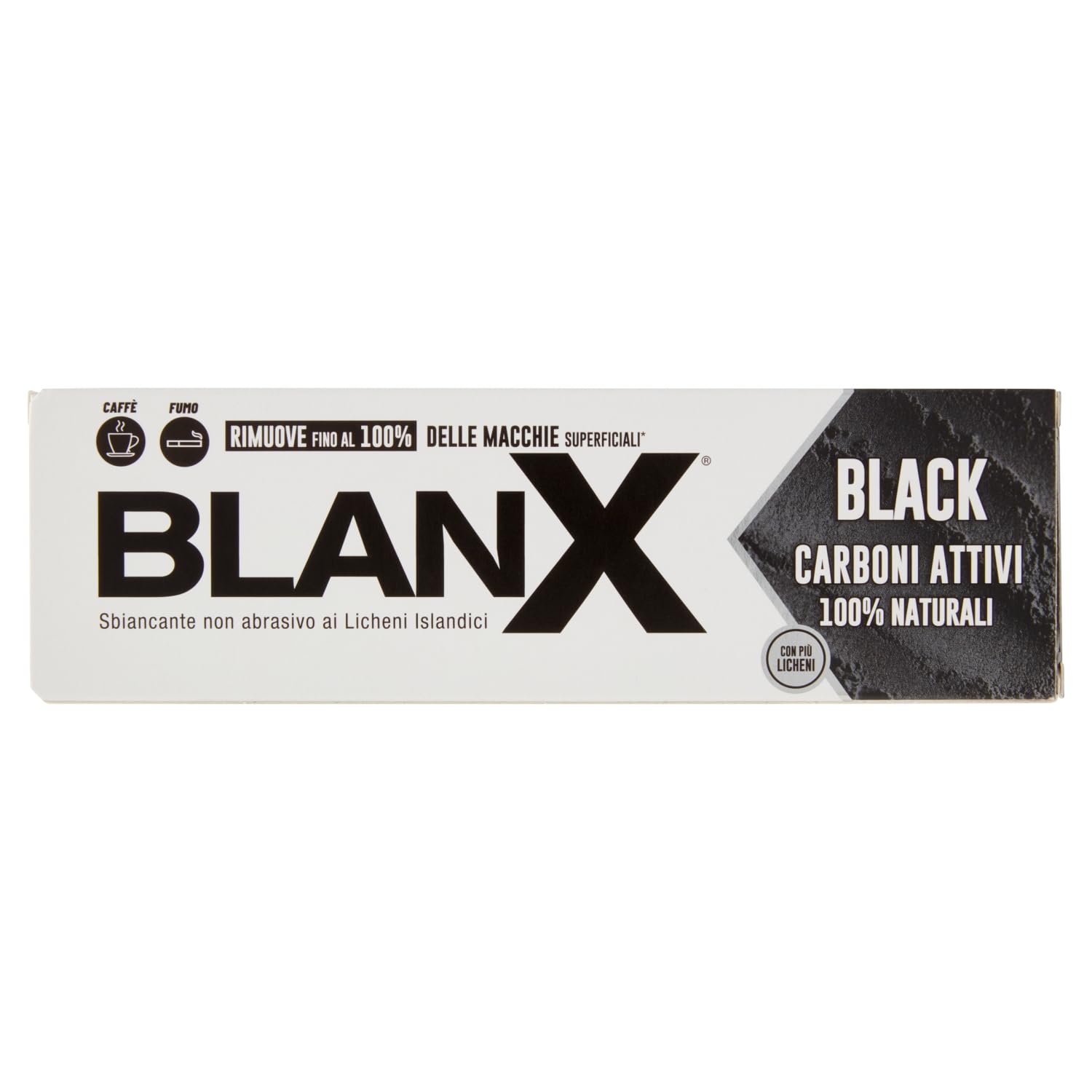 BlanX Black Dentifricio Sbiancante al Carbone, 75ml
