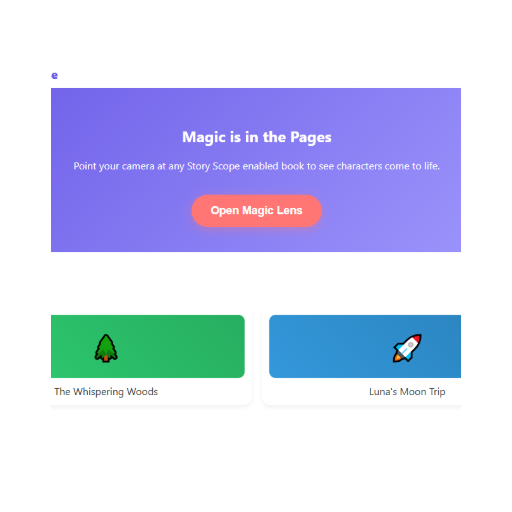 Bring physical children's books to life with immersive augmented reality animations and interactive soundscapes that trigger as you read.