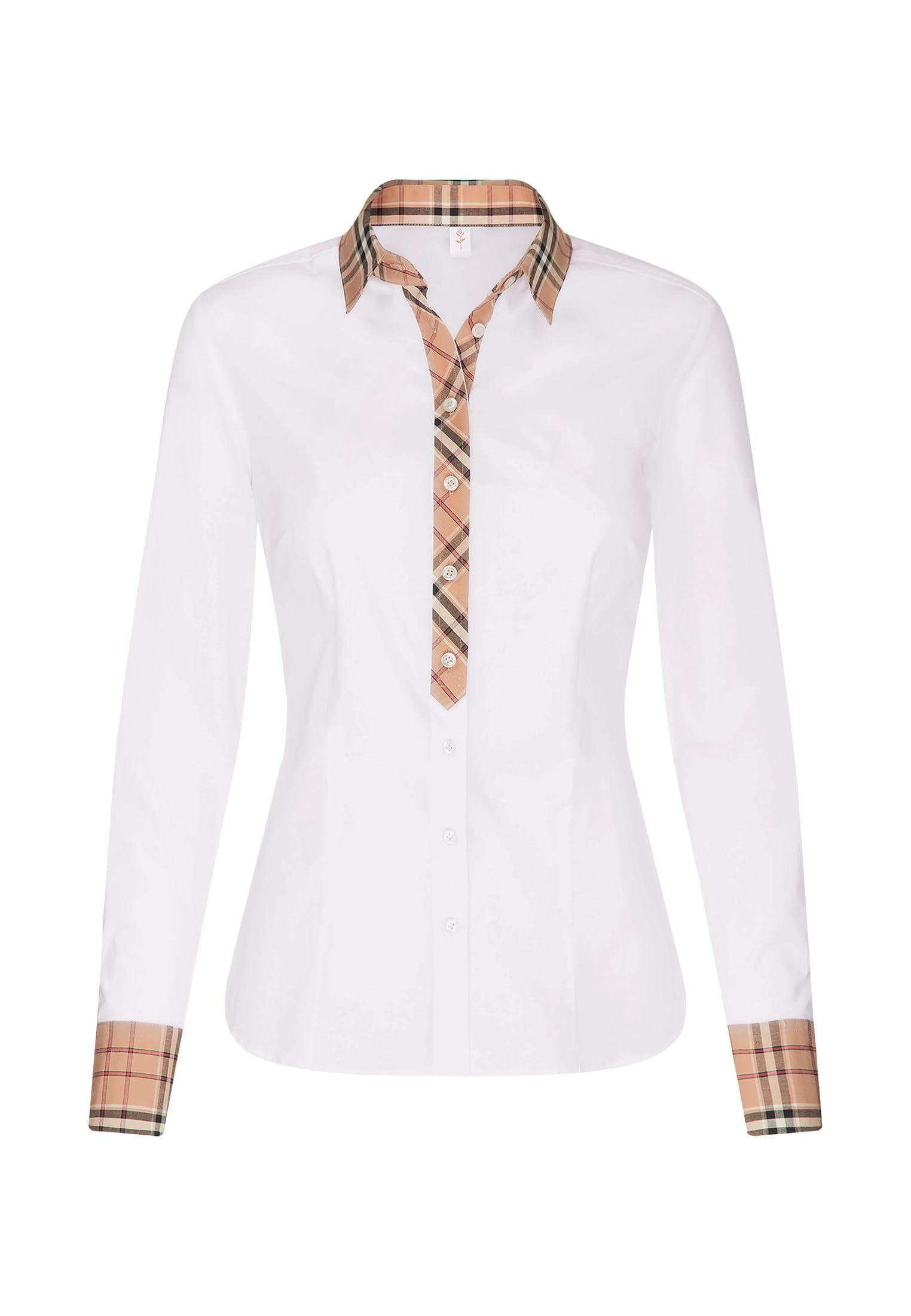 Seidensticker Damen Bluse - City Bluse - Hemdbluse - Regular Fit - Langarm - Uni - Stretch