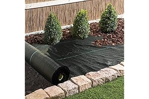 3.2oz-6ftx300ft Weed Barrier Landscape Fabric Heavy Duty