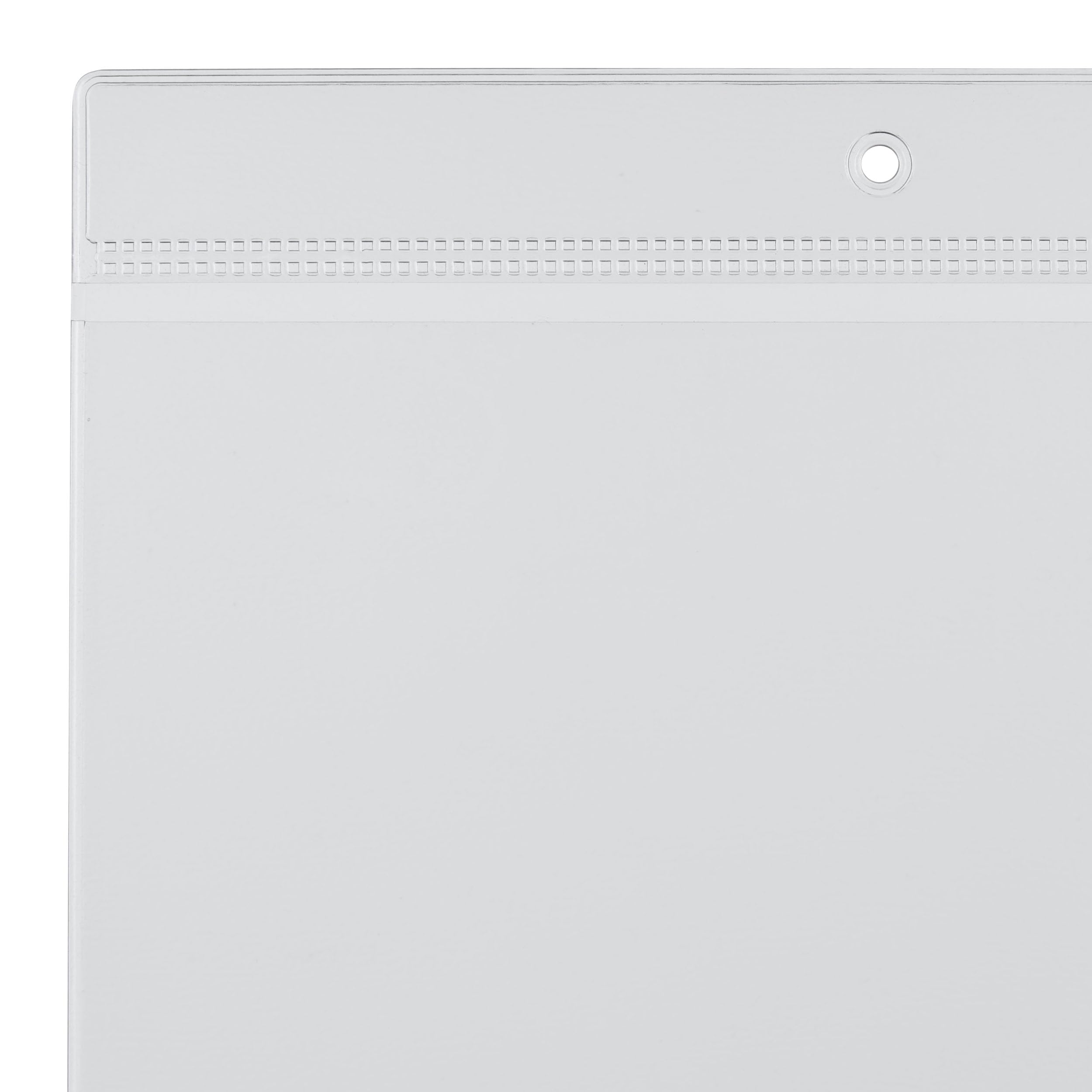 SPRINTIS Plakattasche aus Weich-PVC,100 Stück, transparenteEnergielabel-Hüllen 78 x 152 mm mit Rundloch, fürPreisauszeichnungen im Einzelhandel