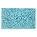 InterDesign Fuzi Rug, 34-Inch x 21-Inch, Aqua
