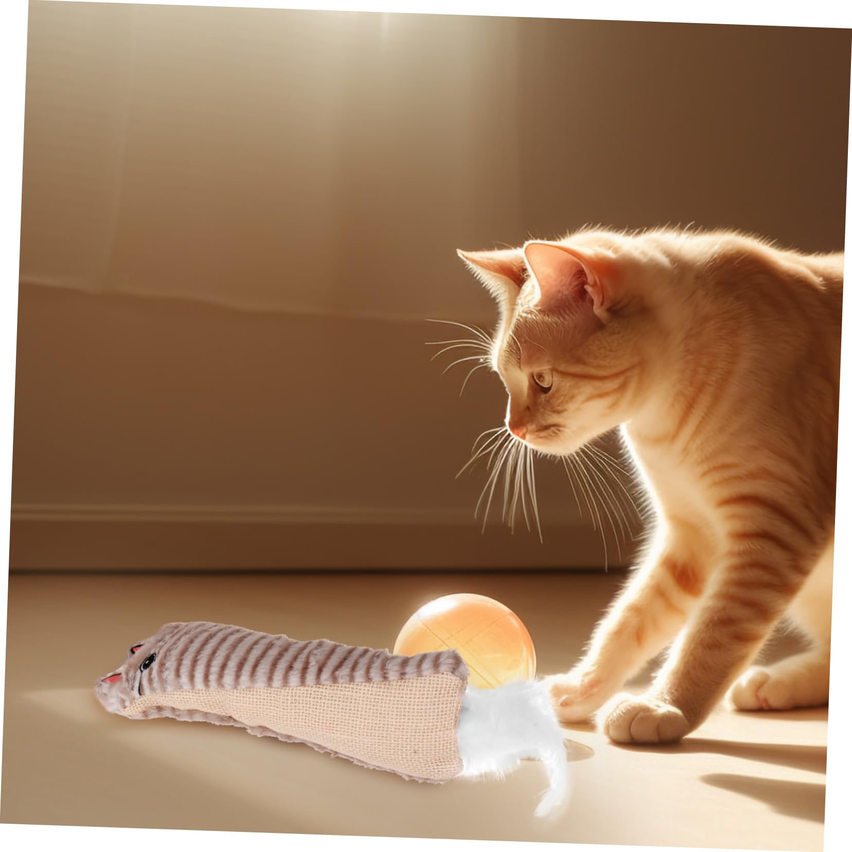 Sosoport Jouet en Papier Sisal – Jouet Interactif À Mâcher Idéal pour Les Chats Dintérieur