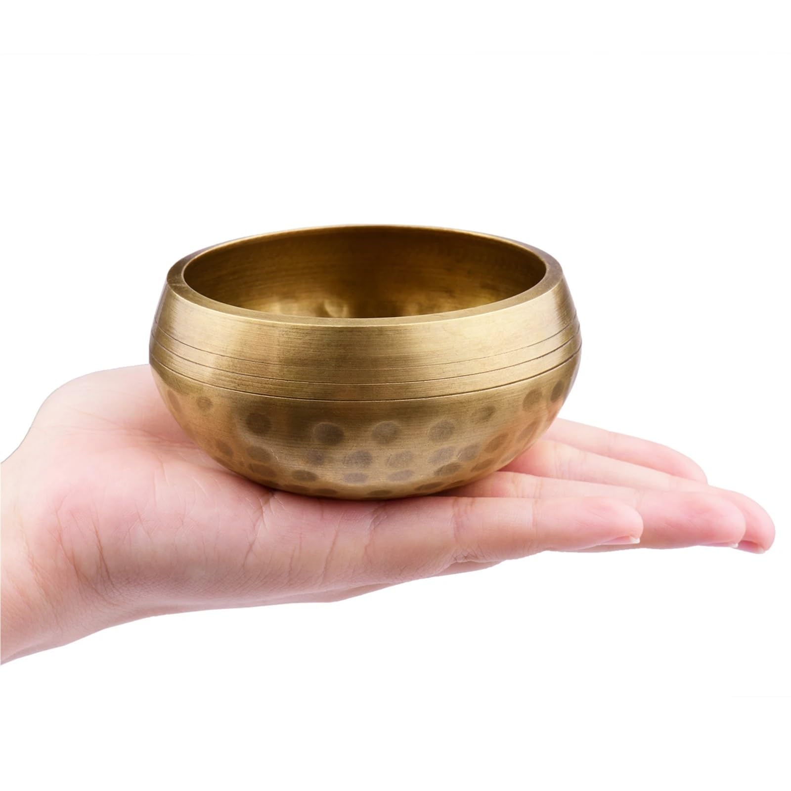 Campana tibetana da 8 cm con cuscino sonoro Striker Chakra