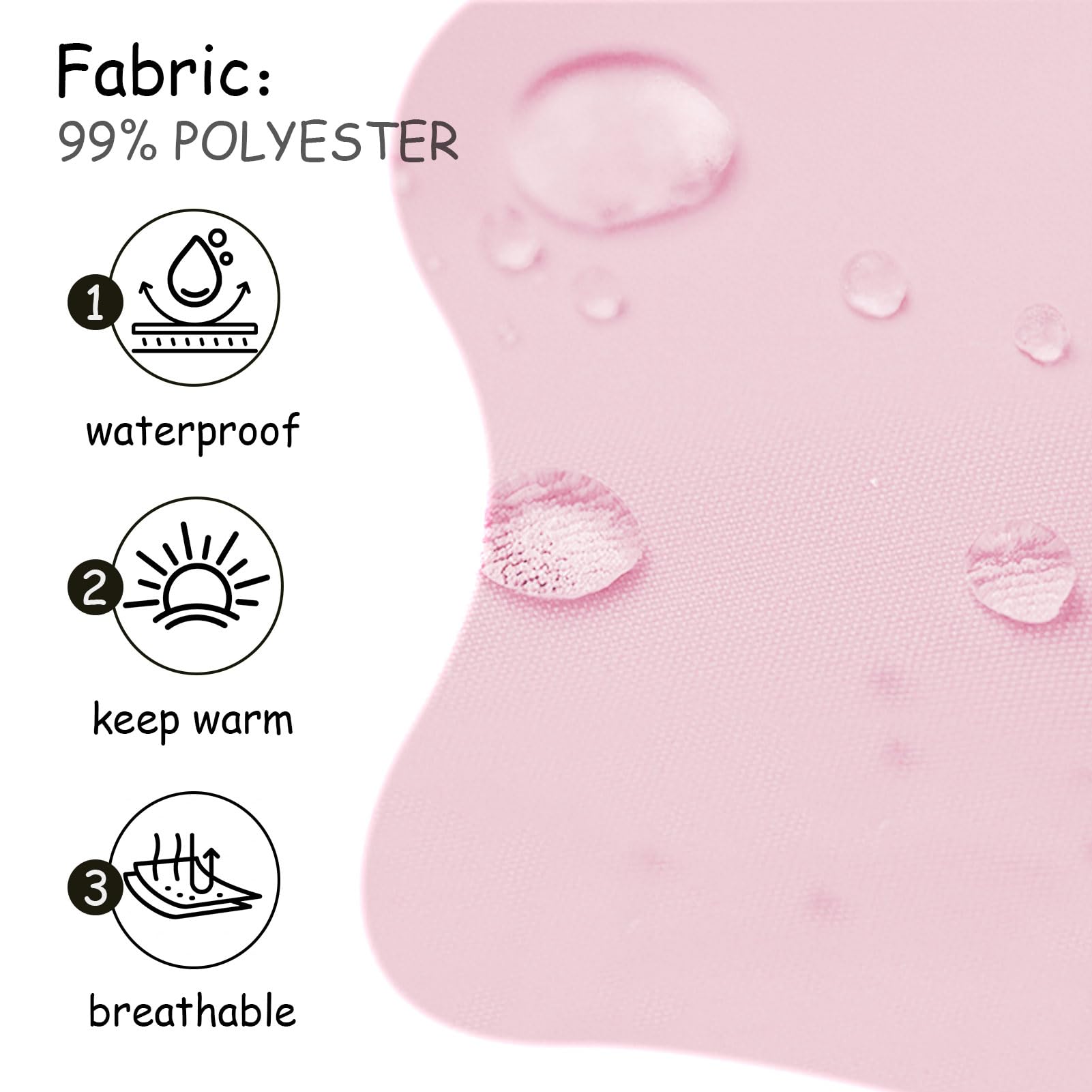 Traje de nieve infantil de 2 piezas, chaqueta de esquí + pantalones de esquí, impermeable, cortavientos, transpirable, con capucha, para niños y niñas, traje de esquí de invierno, rosa, 150