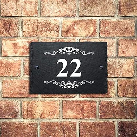 Personalised Slate House Number Plaques Cover