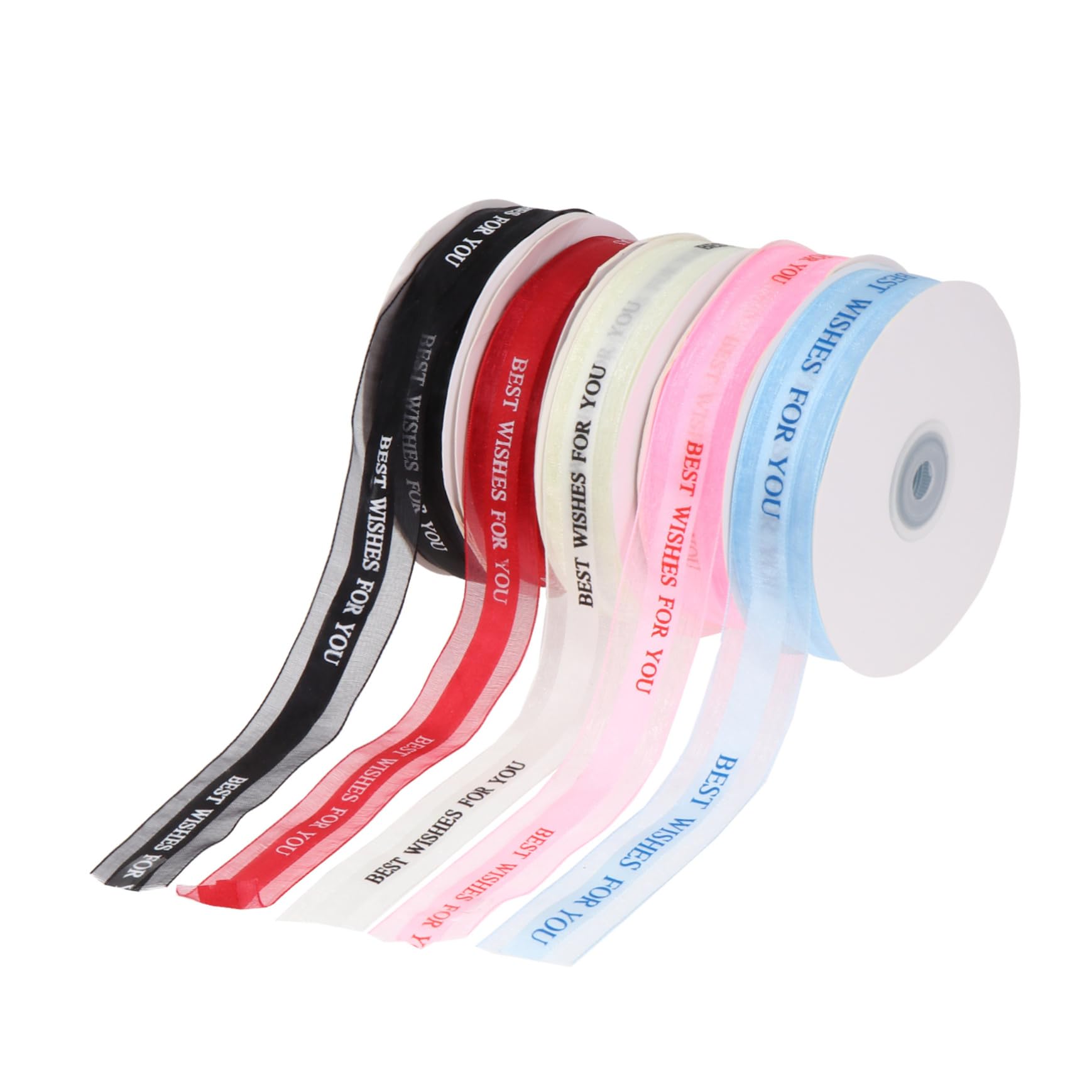 Ruban satin soyeux TEHAUX rouleaux de couleurs pour decoration de fete et mariage