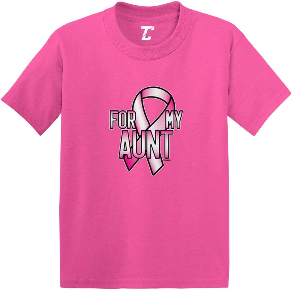 for My Aunt - Breast Cancer Ribbon Infant/Toddler Cotton Jersey T-Shirt