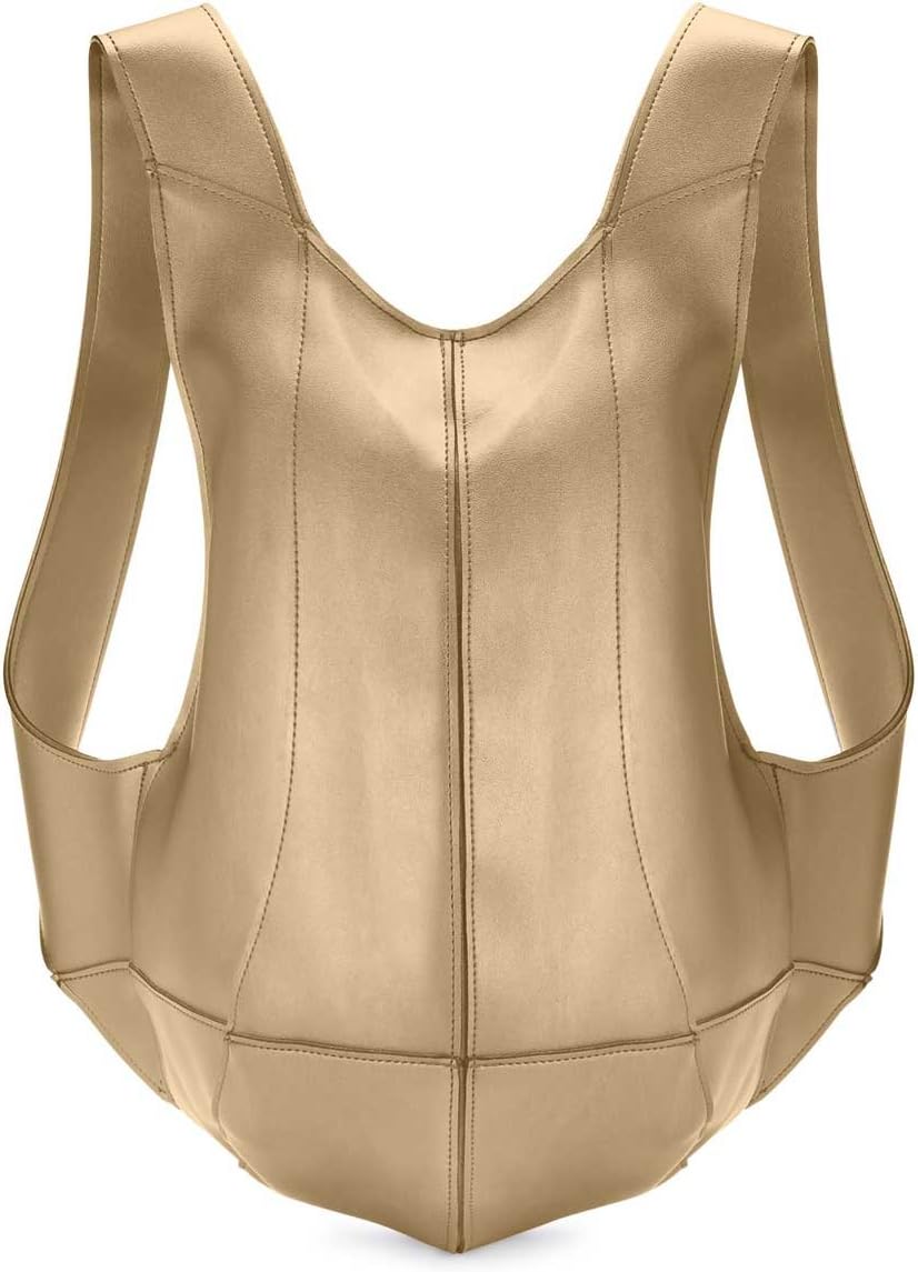 Pickpocket Proof Backpack, Hidden Zippers, 2 Internal Pockets (Gold)