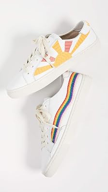 Soludos Rainbow Wave Sneaker White