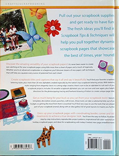 Scrapbook Tips & Techniques 1892127687 Book Cover