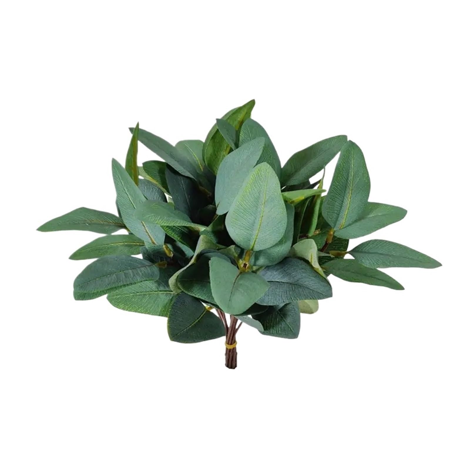 YGLEEULI Artificial Foliage Stems 1/10PCS Artificial Plant Eucalyptus Leaves Greenery Stems with Flower Fake Plants Home Decor Wedding Party Ornament(10PCS-type 2)