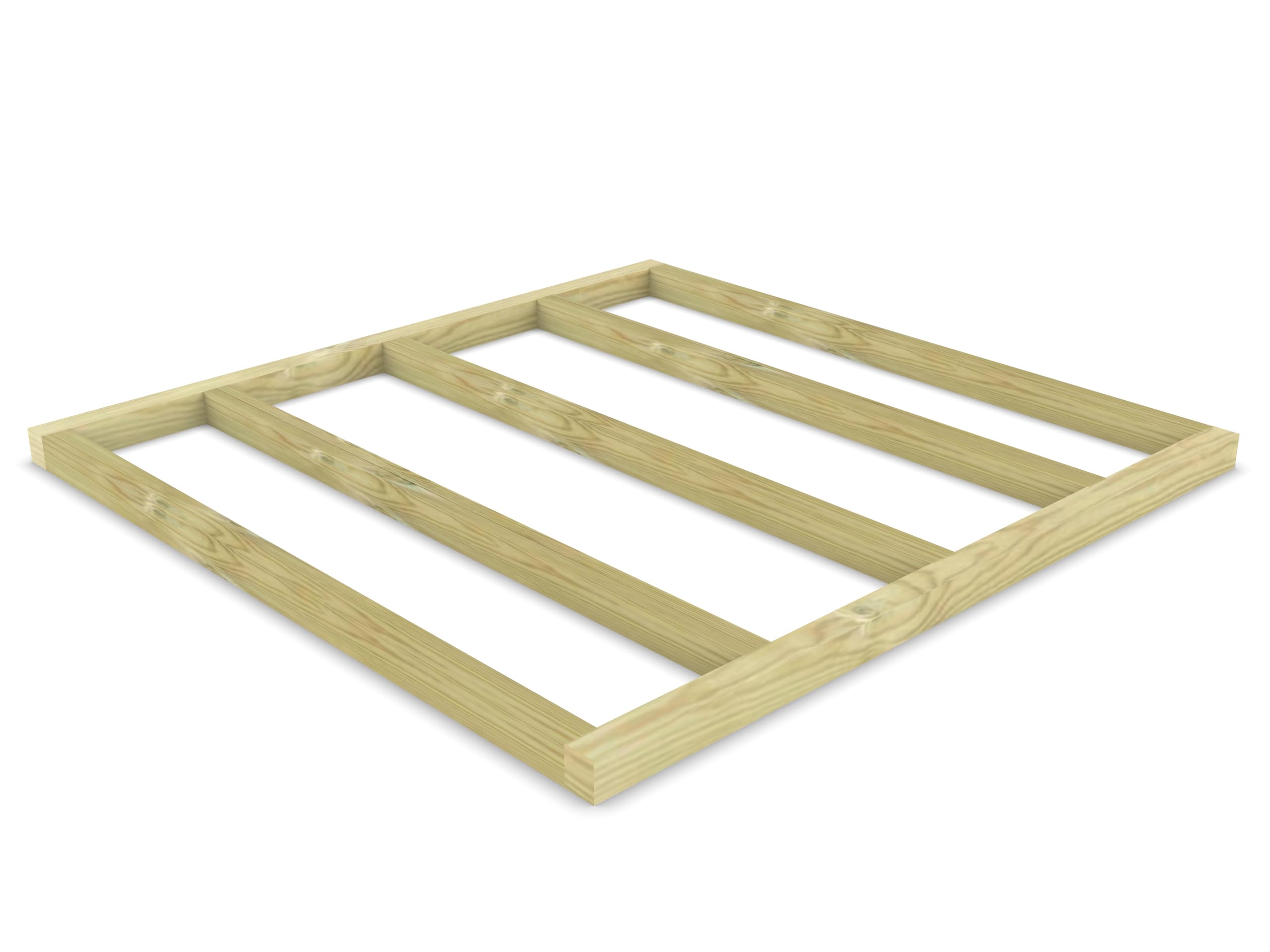 Arbor Garden Solutions Wooden shed bases 7x7 (W-212cm x D-206cm) (2x4 (38mm x 89mm))