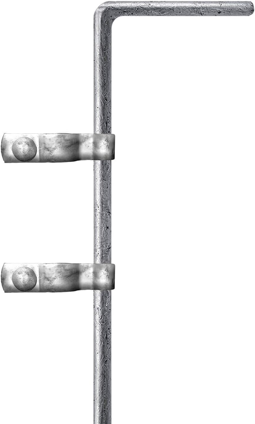 Chain Link Gate Cane Bolt (Single or Double Gate) 1-3/8" X 32"