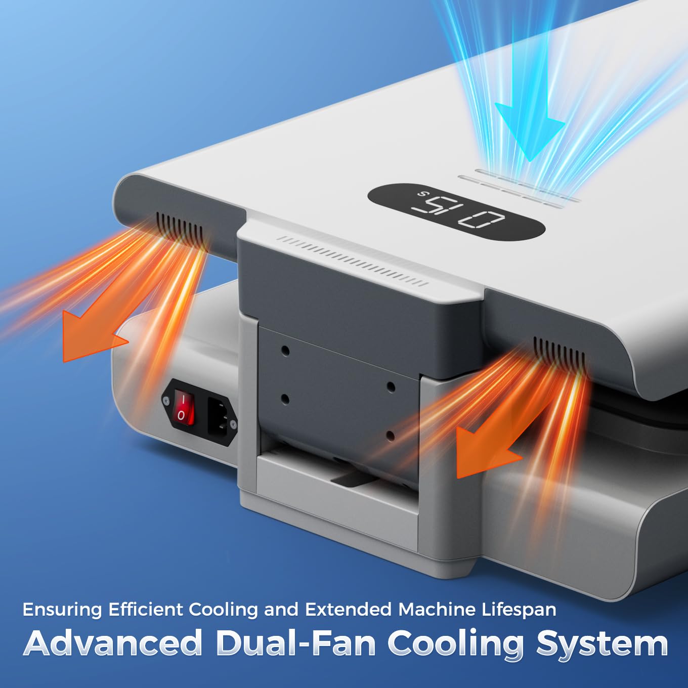 SCULPFUN H1 Termopressa Automatica Professionale, Pressa a Caldo con Pressione dal Basso Verso l'Alto Regolabile fino a 80kg, Riscaldamento Rapido 38x38cm per Stampa DTF, HTV, Sublimazione e Vinile