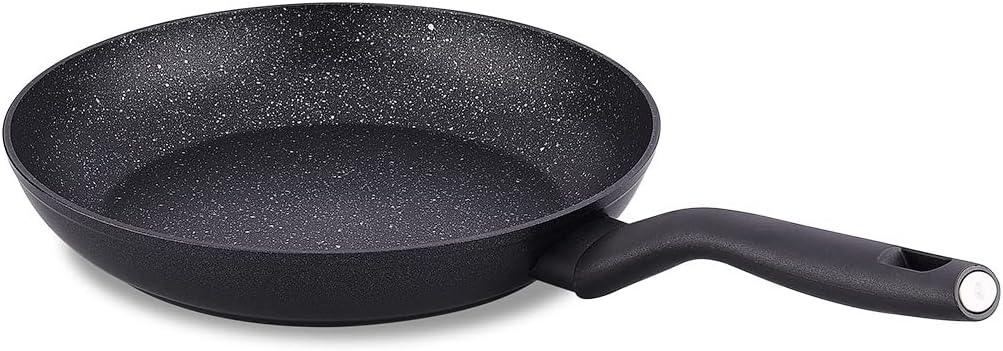 Korkmaz Nora Granite Fry Pan | Non Stick Frying Pan | A2947 Size 26 cm | Black