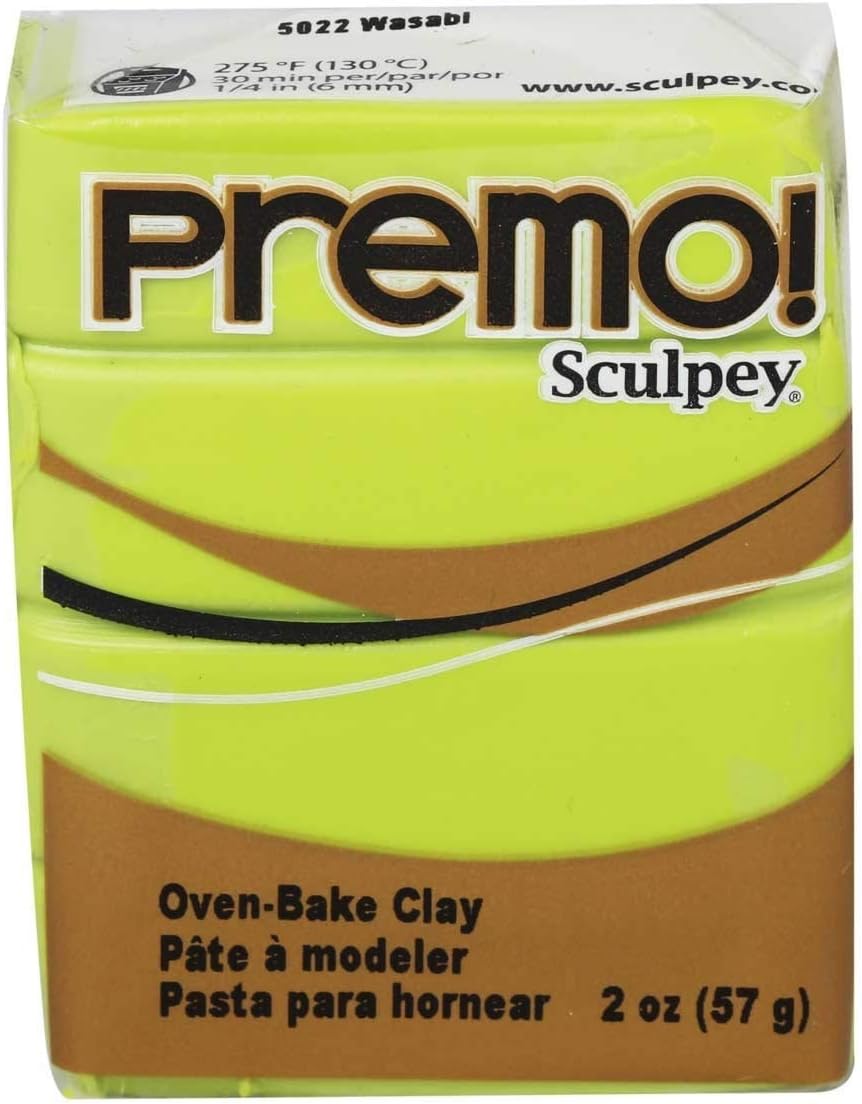 Premo Sculpey Oven Bake Clay - Wasabi