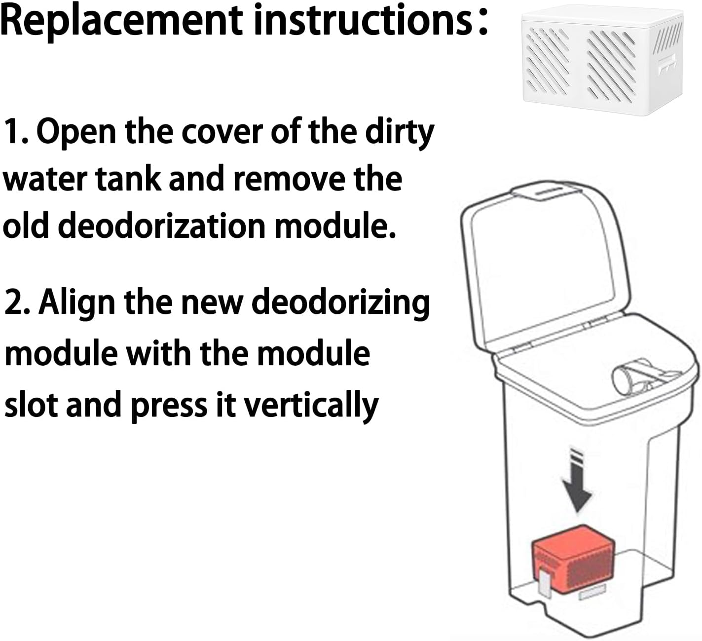 Water Tank Inlet Filter Plug Silver ion Compatible with Roborock Qrevo Curv/Qrevo CurvX/Saros 10/Saros 10R/Saros Z70 Robot Vacuum Cleaner Replacement parts Accessories Dirty water Deodorizing Particle