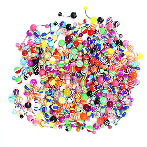 Kisangel Lot De 200 Anneaux De Liaison En Acrylique De Couleur Avec Clips En C Pour Bricolage, Ouverture De Bijoux, Travaux Manuels