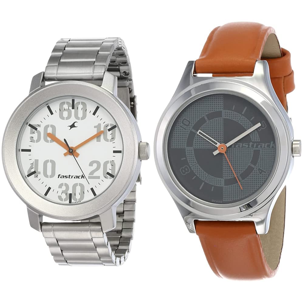 Fastrack Girl Leather Analog Gray Dial Watch | Rakshabandhan Gifts, Band Color-Silver (B07VR23SVS) Amazon Price History, Amazon Price Tracker