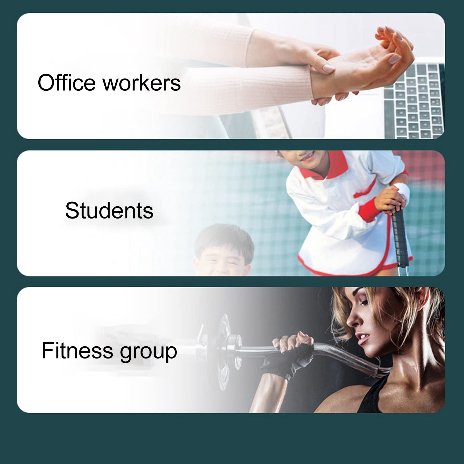 Grip Exercise Ring,70 to 80LB Hand Grip Strengthener Soft Silicone Portable Tire Texture Forearm Finger Exerciser Grip Strength Trainer Ring Black