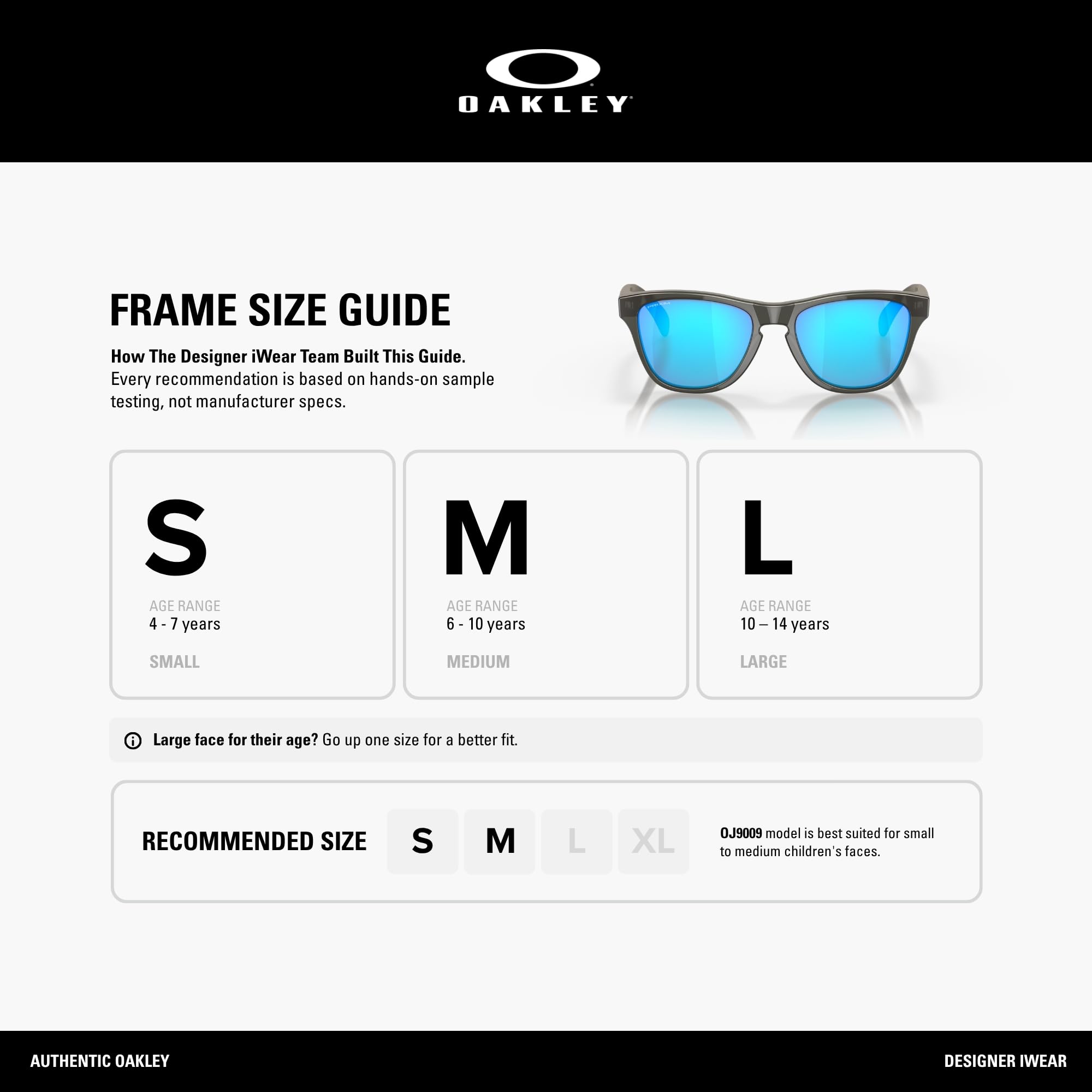 Oakley Junior Frogskins XXS OJ9009 kwadratowe okulary przeciwsłoneczne dla chłopców i dziewczynek, Szary dymny/Prizm Sapphire, Small