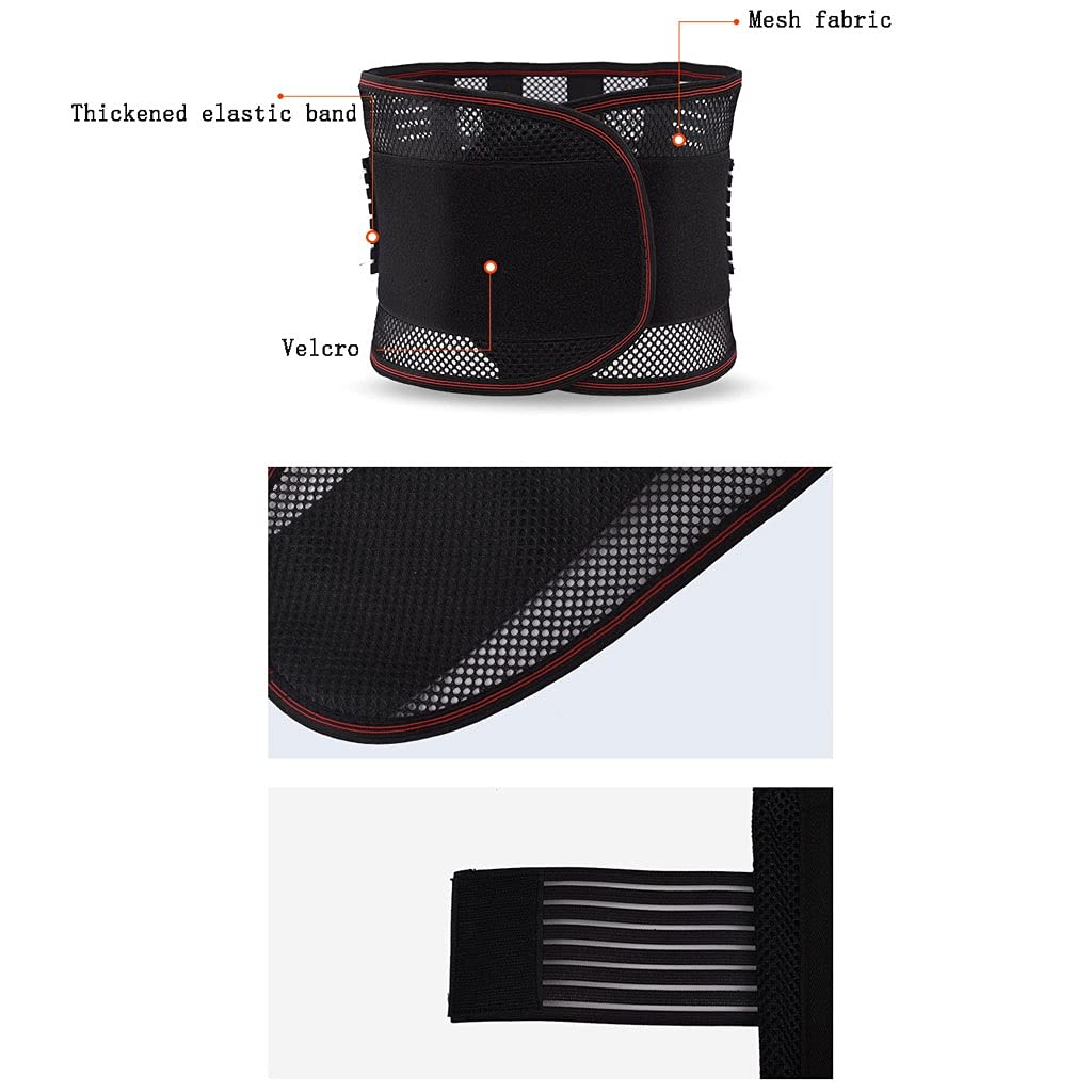Cintura di Supporto Lombare - Cintura di Supporto per la Schiena, Cintura per Allenamento della Vita, Cintura per Il Sudore, Cintura Modellante per Il Recupero Post-Partum, Cintura Sportiva per u