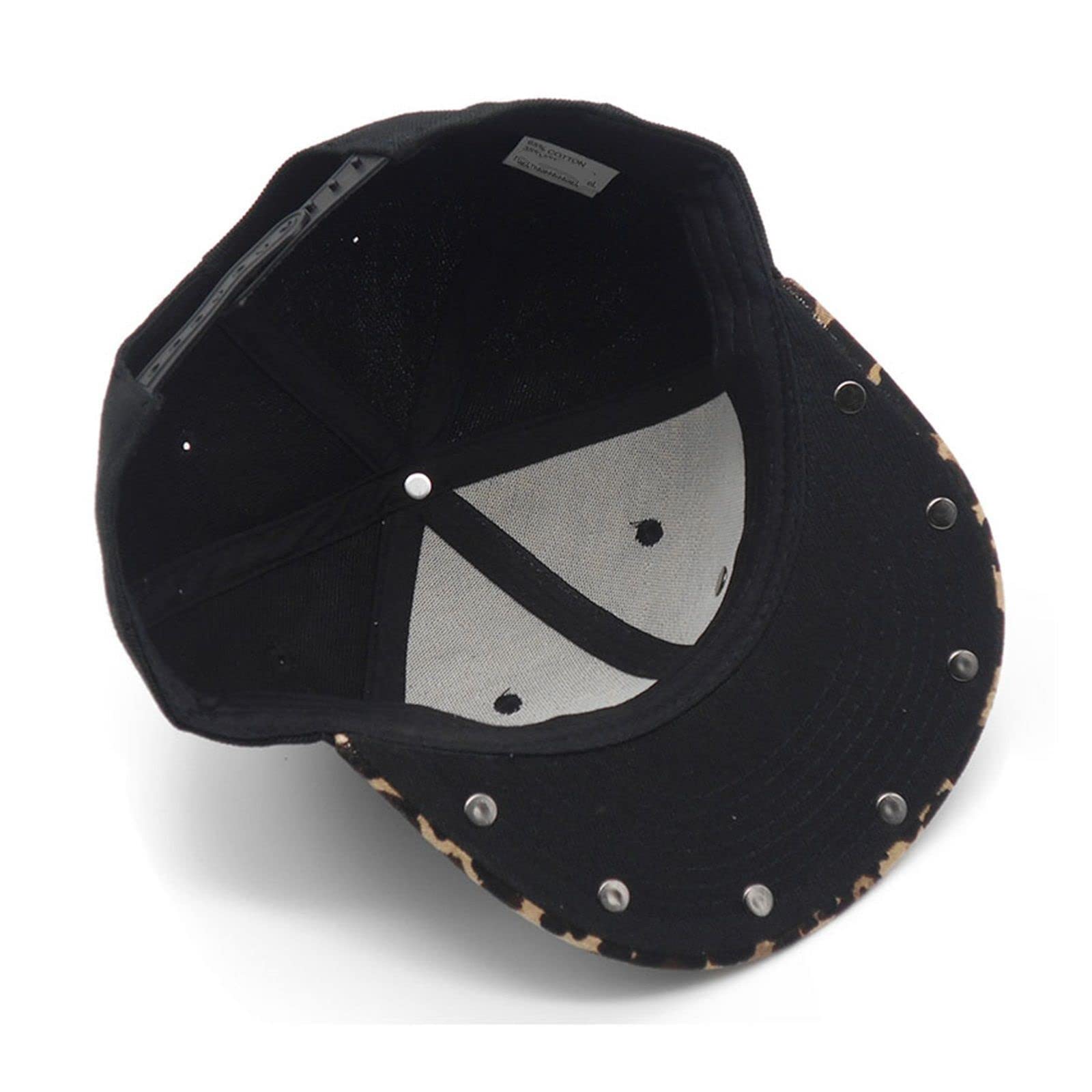 Cappellino da Uomo Hip Hop Fashion Stampa Cappelli con Cerniera Cappellino Estivo da Baseball all'aperto Casquette
