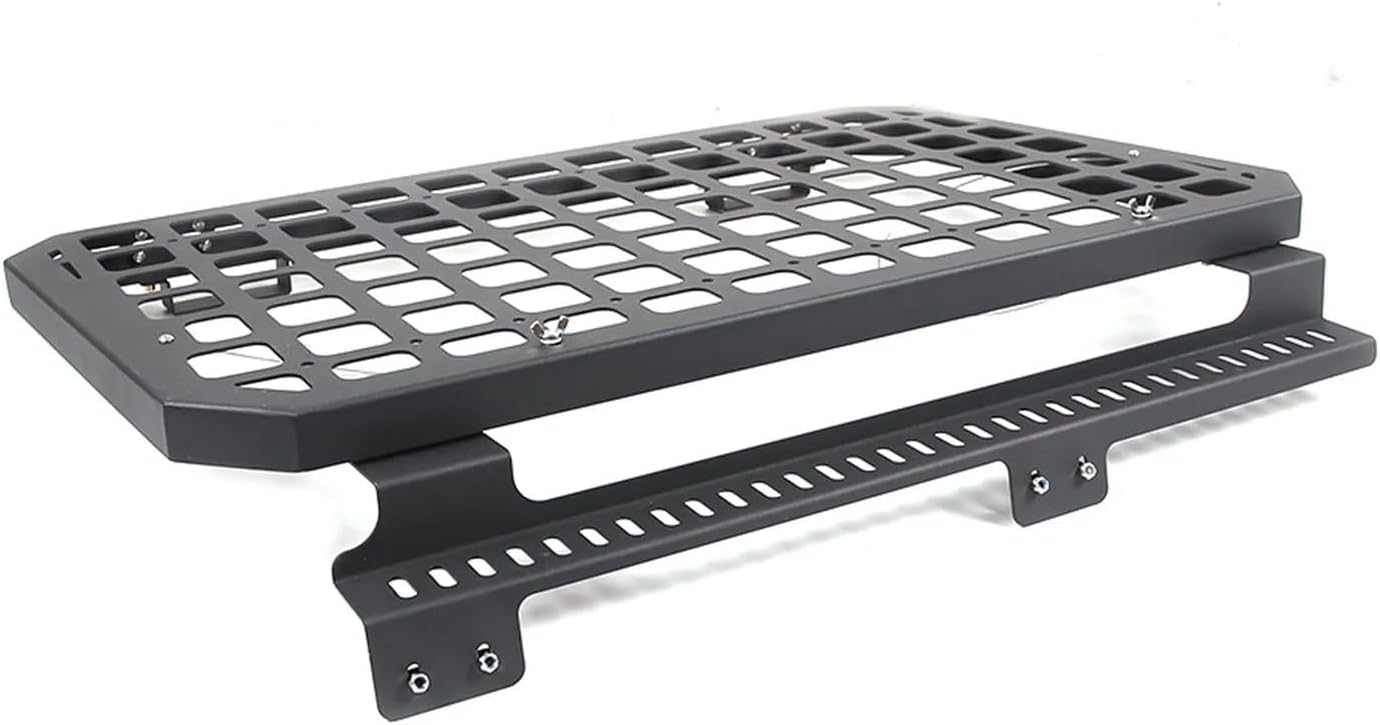 Aluminum Alloy Black Car Rear Window Glass Folding Storage Shelf Tailgate Table Armor Shelf Car Accessories Compatible With Hummer H2 03-09(X4 G02)