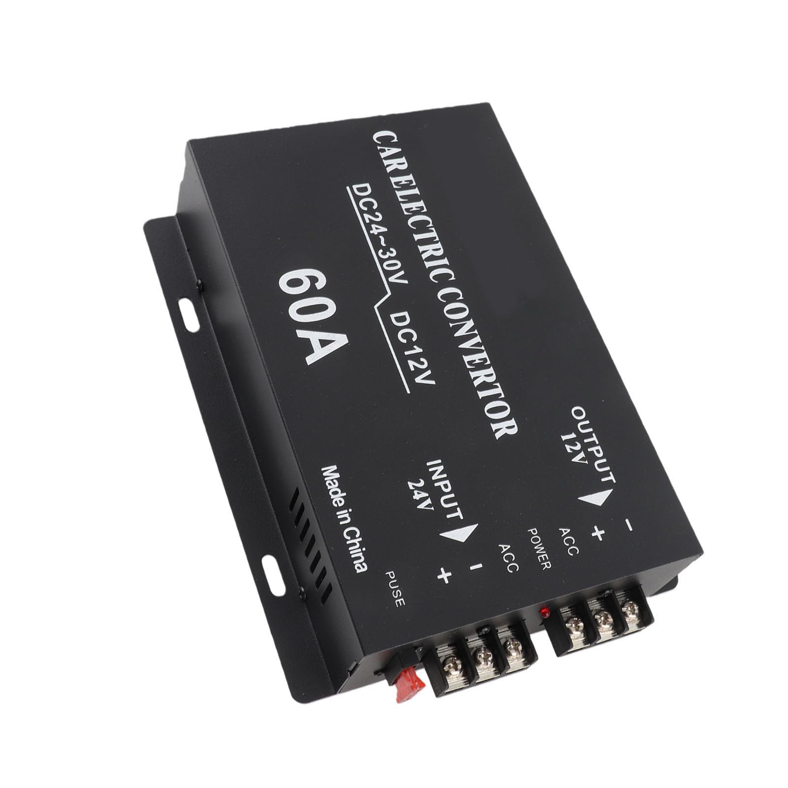 DC 24V a 12V 60A Step Down Converter Regolatore di tensione Adattatore di alimentazione per frigorifero per auto Display DVD Altoparlante della fotocamera