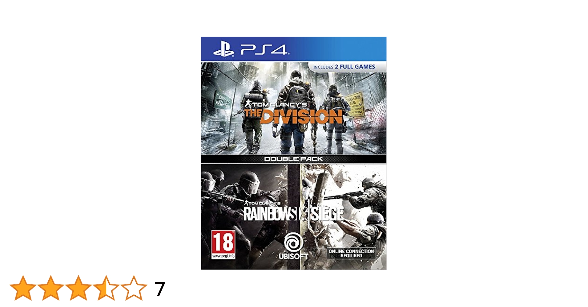 レインボーシックス シージ division ダブルパック Amazon.com: Tom Clancy's The Division + Rainbow Six Siege