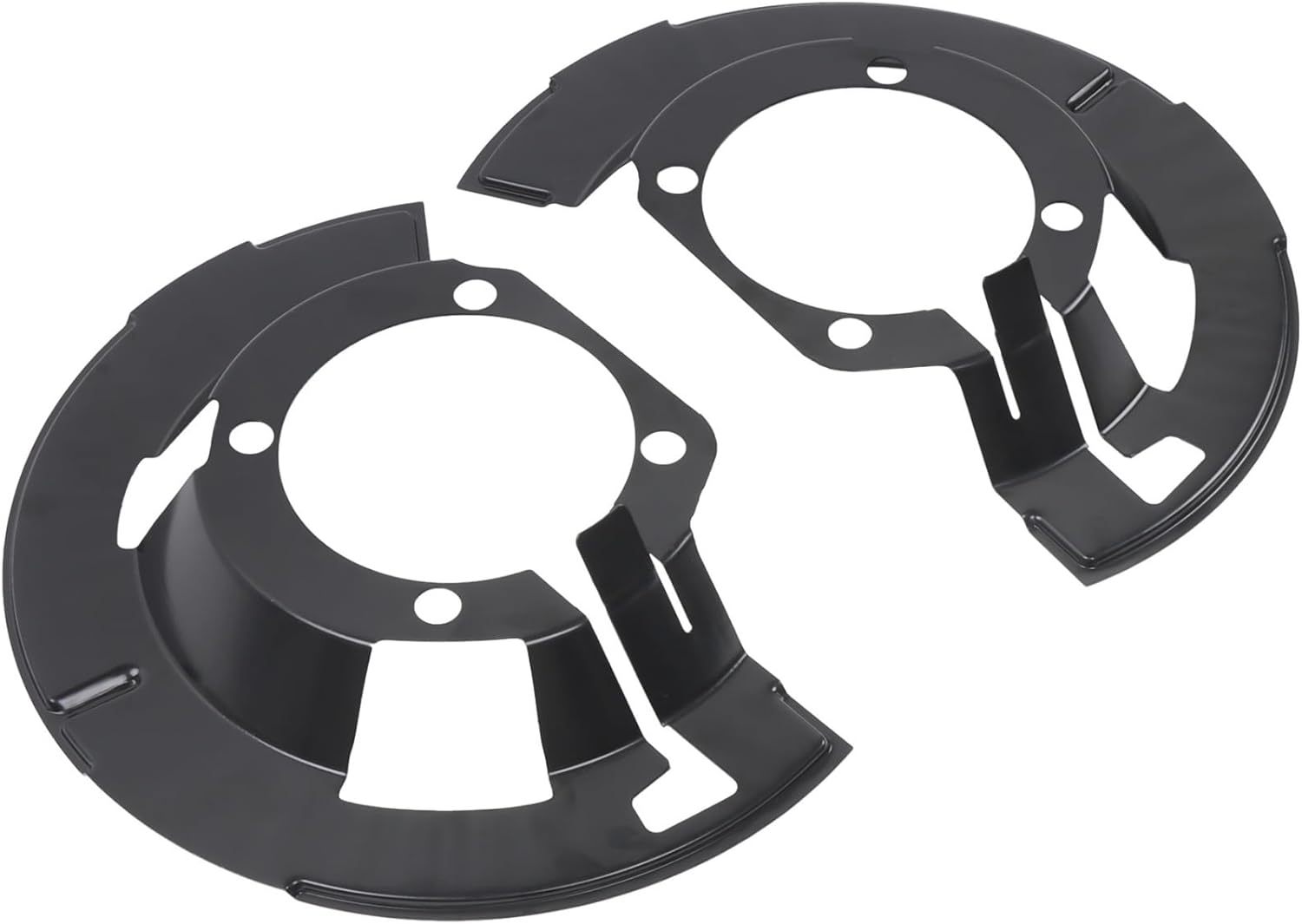 Silscvtt 2pcs Brake Dust Shield Splash Replacement for Ram 2500 3500 2000-2002 5015129AA 5015128AA