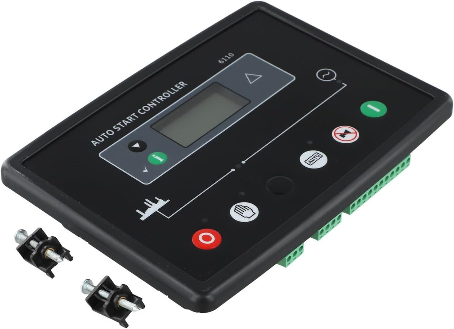 DSE6110 Generator Controller for Genset Auto Control Module with LCD Display, 6 Digital Inputs, 3 Analog Inputs, 6 Outputs, IP55 Rated,