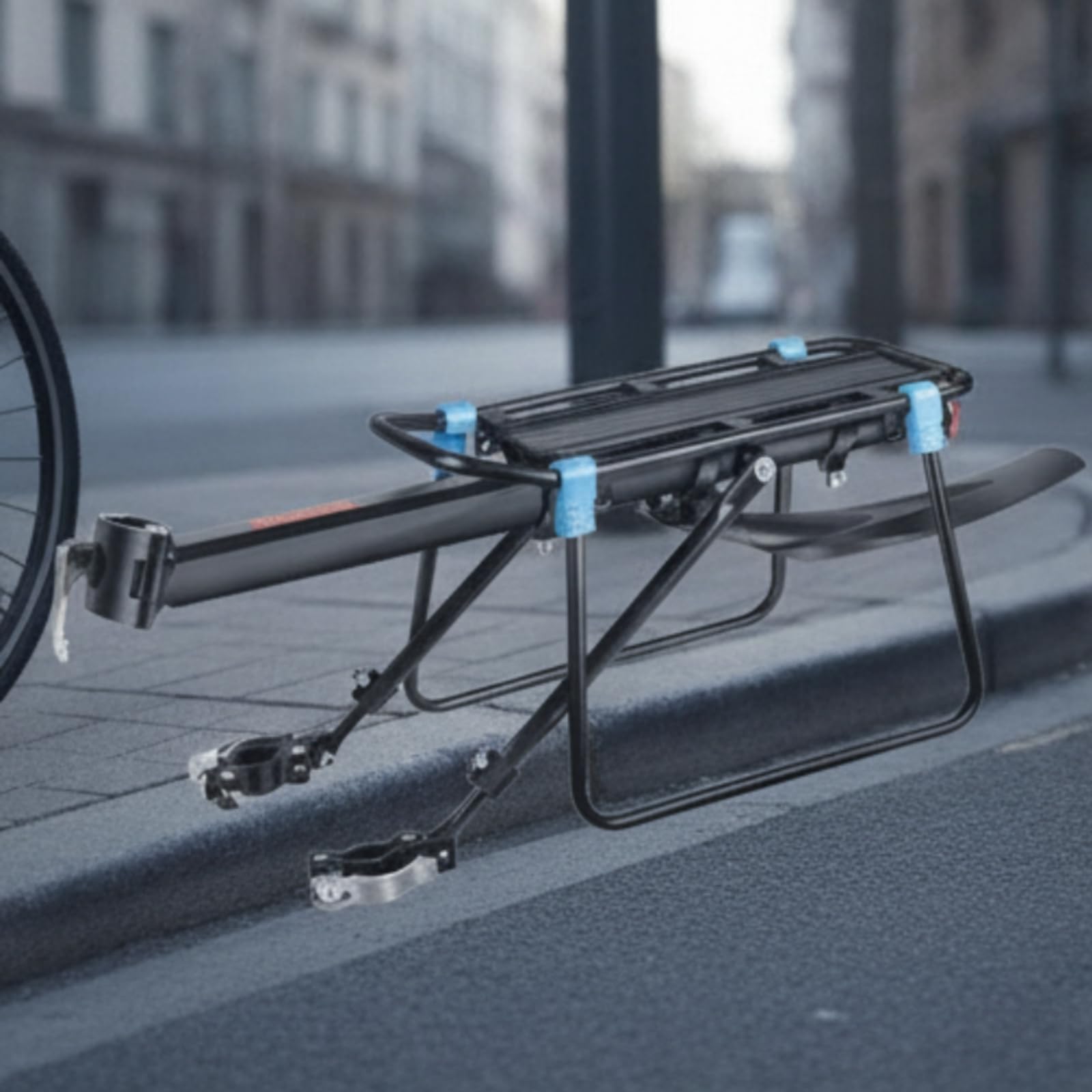 predolo Fahrradgepäckträger aus Aluminium stabil hinterradgepäckträger stabil heckgepäckträger für Radde, pendelnde, Alltag, arbeitsweg, C-Modell Voll-schnell Abnehmbarer Gepäckträger Mit Schutzblech
