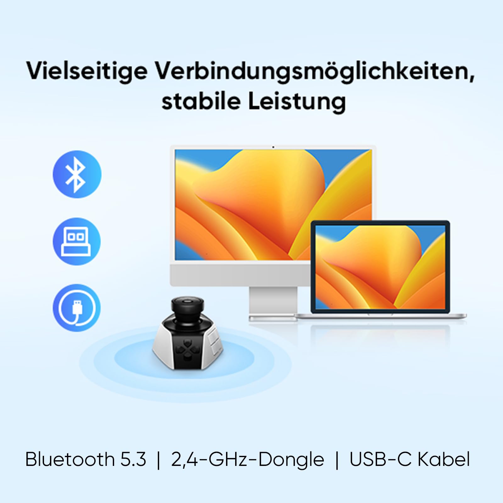 XPPen Pilot Pro Kreativ-Konsole, Pro Bluetooth-Controller für Grafikdesign | Video Editing, Videoschnitt mit Adobe, Photoshop, Lightroom Classic, Premiere Pro, DaVinci Resolve, für Windows/macOS