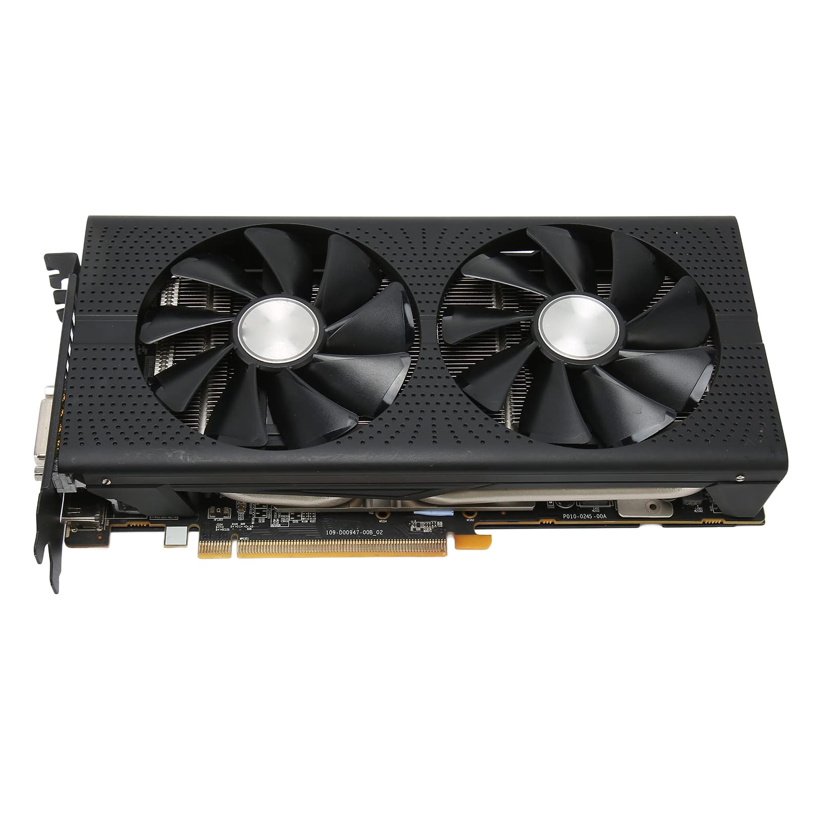Karta Graficzna RX580 8 GB, GDDR5, 256 Bitów, PCI Express 3.0 X16, 1306/8000 MHz, 3840 X 2160, Karta Graficzna do Gier z 2 Portami HDMI, DVI D i 2 Portami DP