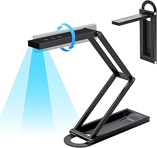 Netum スキャナー ドキュメントスキャナー 小型 A3 Mac＆Win両对応 1500万画素 4K解像度 192言語OCR搭載 Webカメラ USB書面カメラ 折りたたみスキャナー （ブラック）