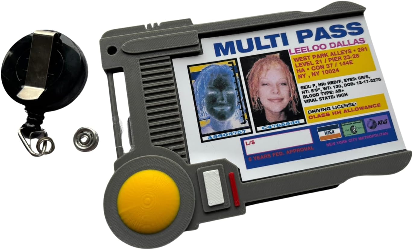 Fifth Element Multipass Leeloo Dallas or Korben Dallas