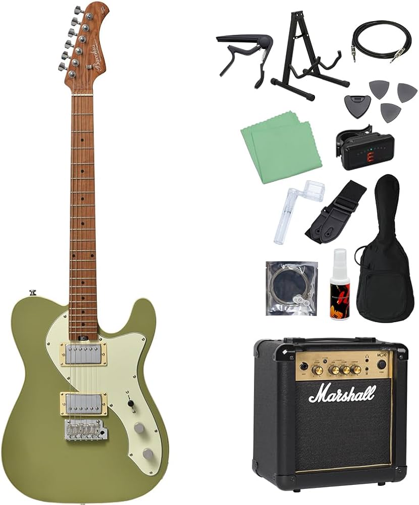 Amazon | Bacchus TACTICS-CTM25 RSM/M エレキギター初心者14点セット