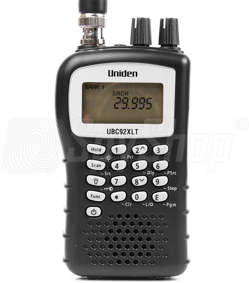 Uniden UBC-92XLT broadband radio scanner / Frequency range: 25 - 960 MHz / 200 programmable frequencies