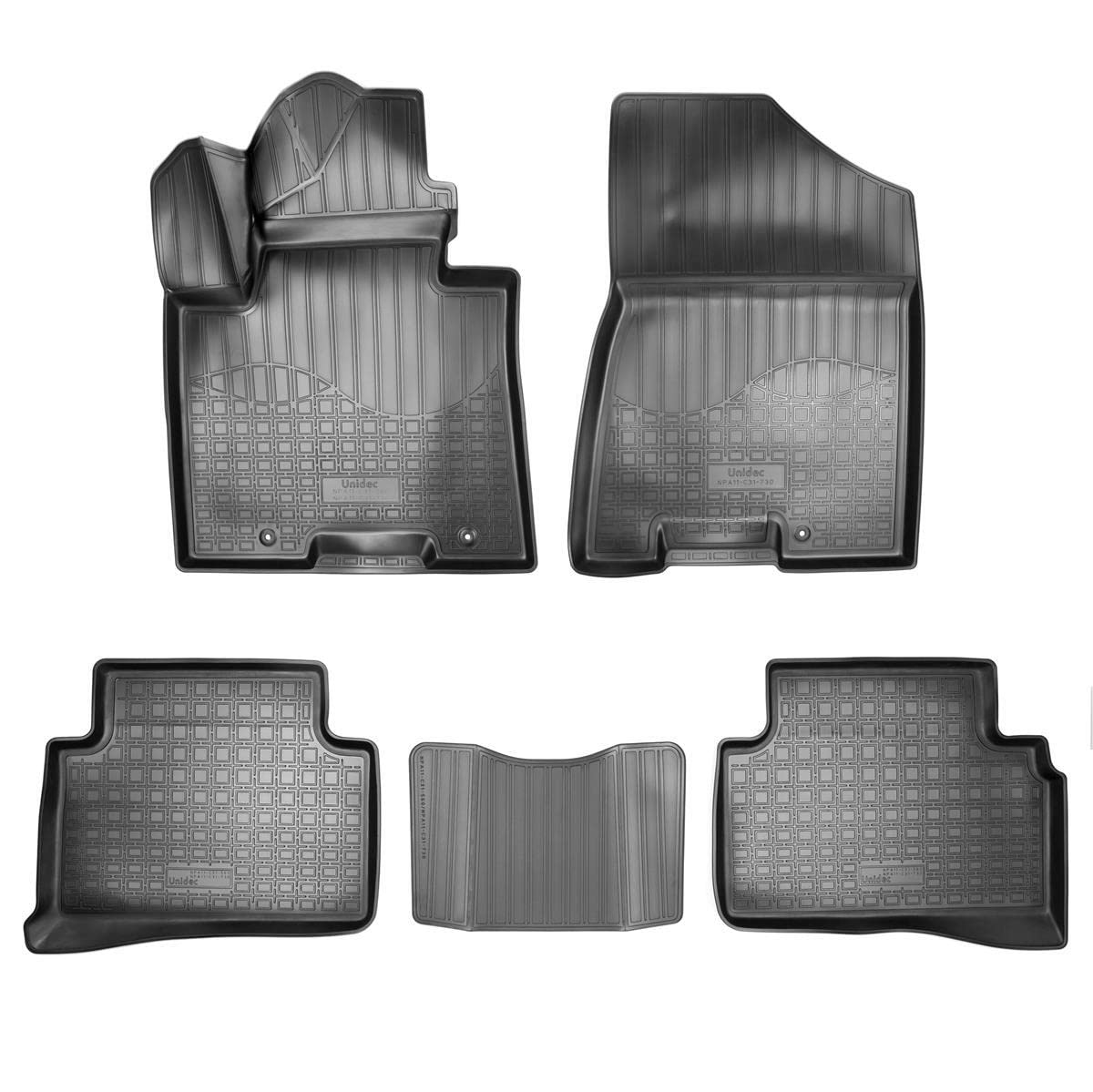 Recambo Alfombrillas de goma 3D aptas para Hyundai Tucson | TL | a partir de 2015 > | ajuste + borde, Alfombra Coche