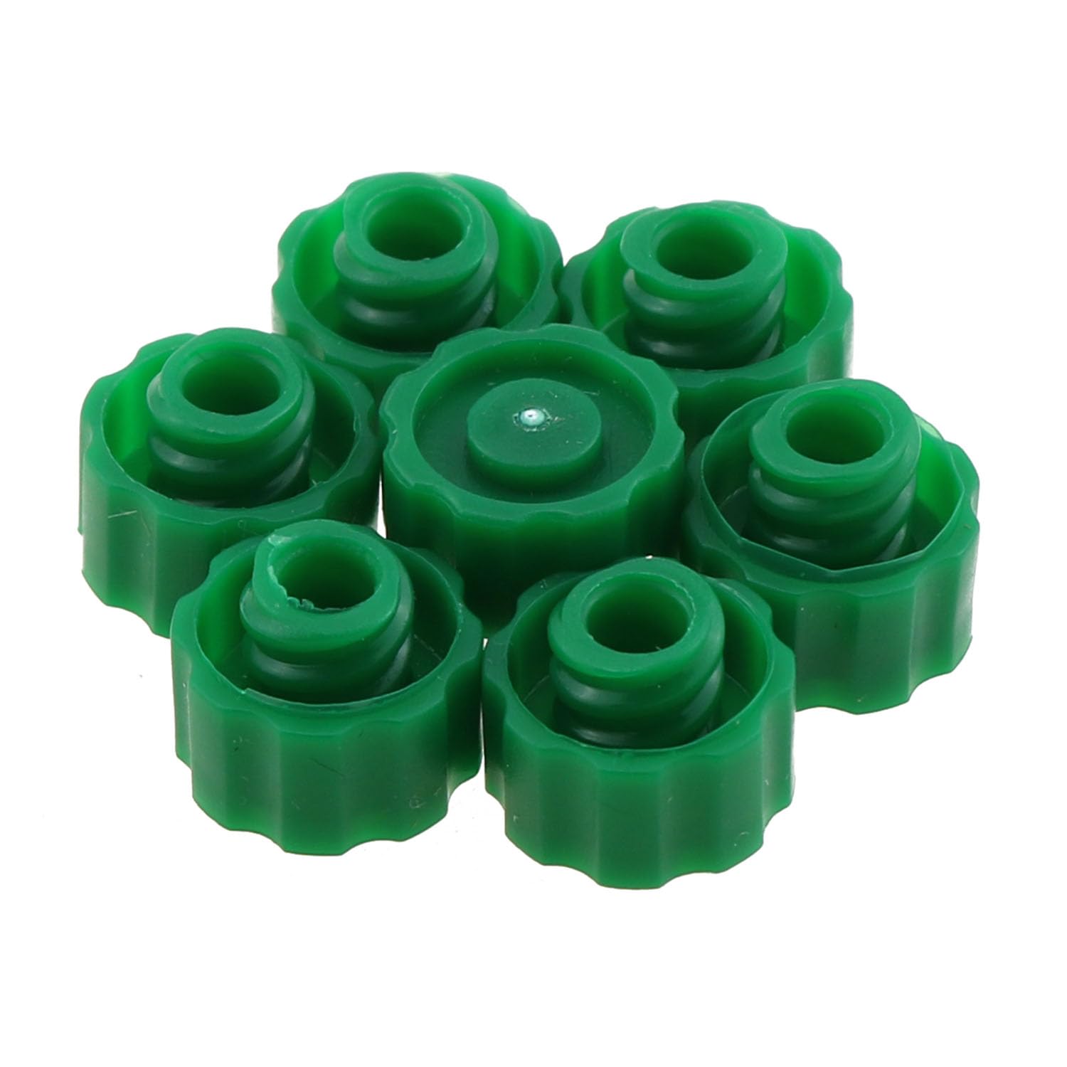 MEETOOT 100PCS/PACK 4mm Hole Diameter Syringe Tip Cap Green PP Plastic No Needle Luer Lock Cap Syringe Needle Suitable for Paint and Adhesive — Amazon image 6