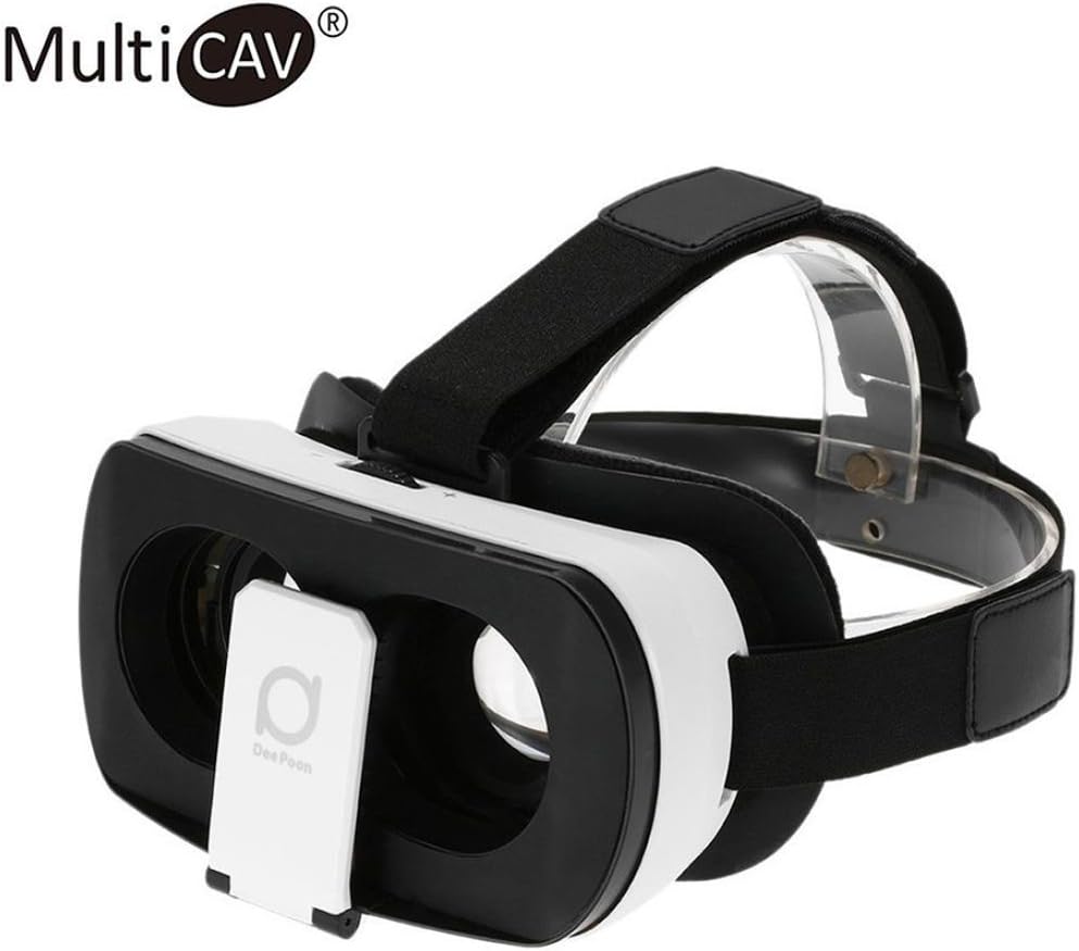 Deepoon V3 3D VR Glasses Virtual Reality Headset 96 Degree View Angle for 3.5 - 6.0 inch Smartphone