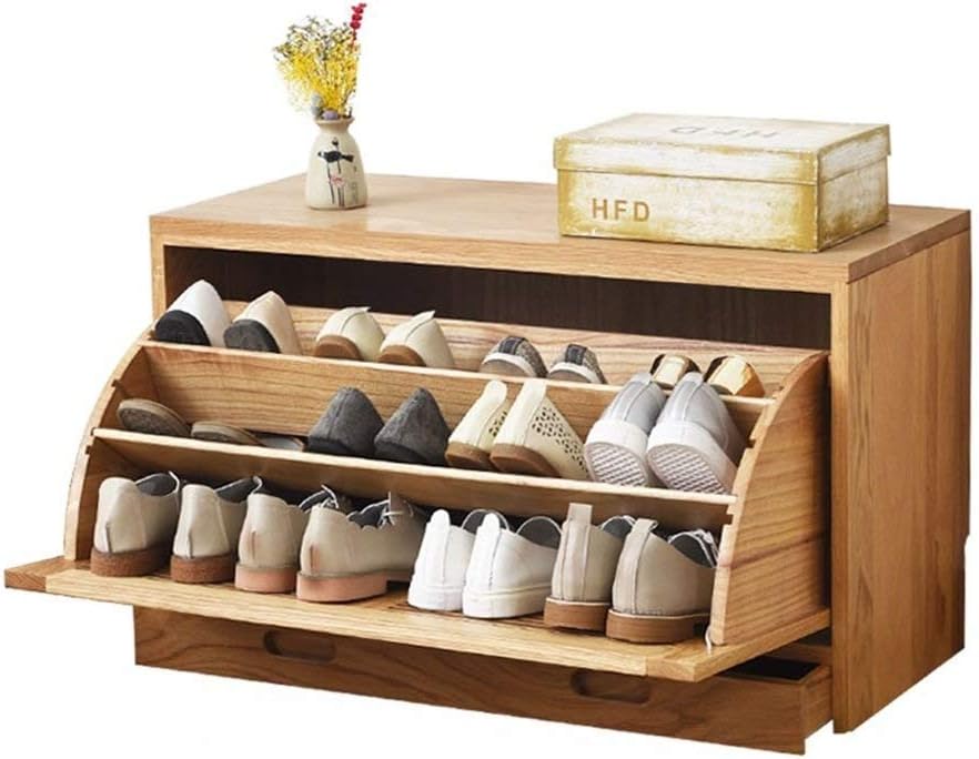 Shoe Rack Free Standing Shoe Solid Wood Shoe