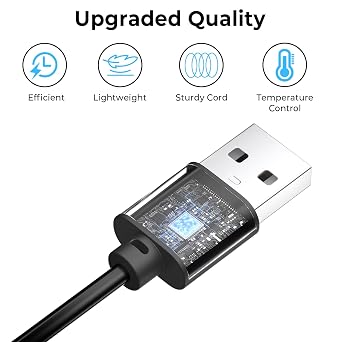 5V Charging Cable for Philips OneBlade QP2834 QP2724 QP1924, OneBlade 360 MG7910 MG5910 MG9510 QP4631 QP6531 QP1424 X3001 S7882 Phillips OneBlade Trimmer Electric Shaver Charging Cord, 3.3ft (Black)