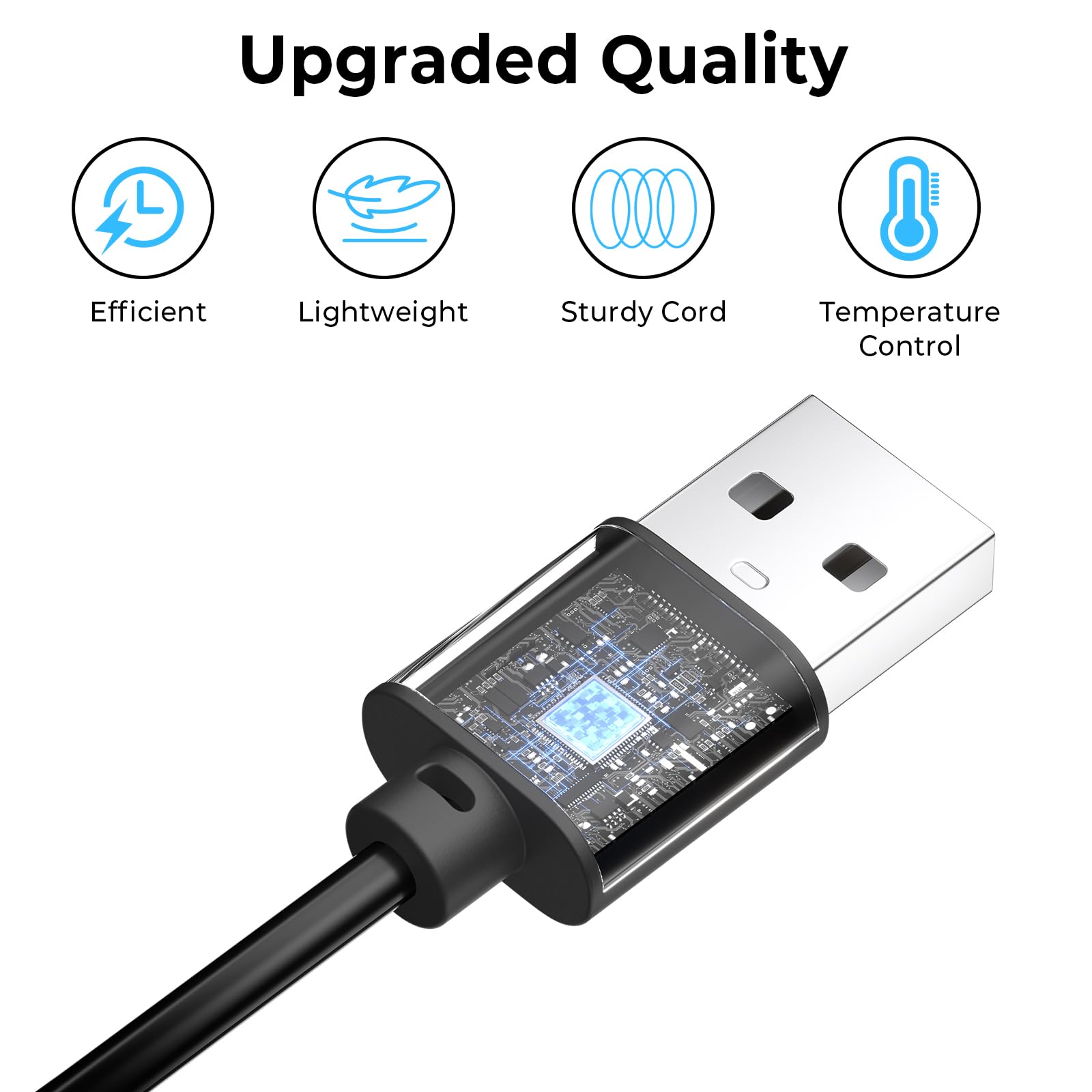Câble de Charge USB 5V Compatible avec Philips QP2724, QP2720, QP2734, QP2824, QP4530, QP4631, MG7910, MG5910, MG9510, MG9520, OneBlade Pro 360 (1)