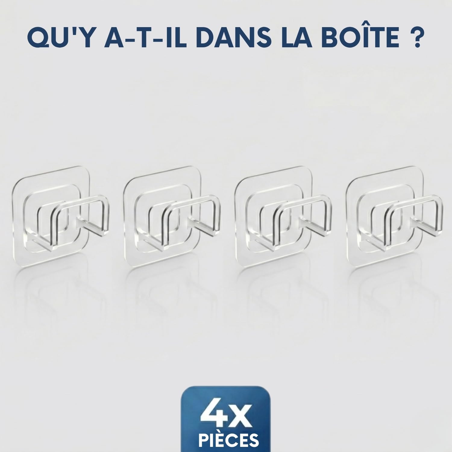 Porte Éponge Évier Cuisine Adhésif Transparent Invisible - Support Mural Sans Perçage Ultra-Forte & Étanche