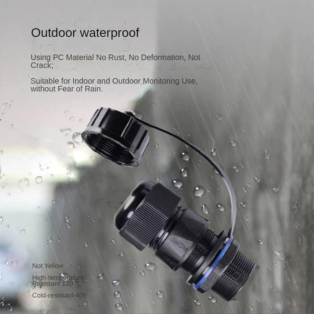 PENGLIN 5PCS RJ45 Panel Mount Connector,Double Head CAT6/5e /5 Ethernet