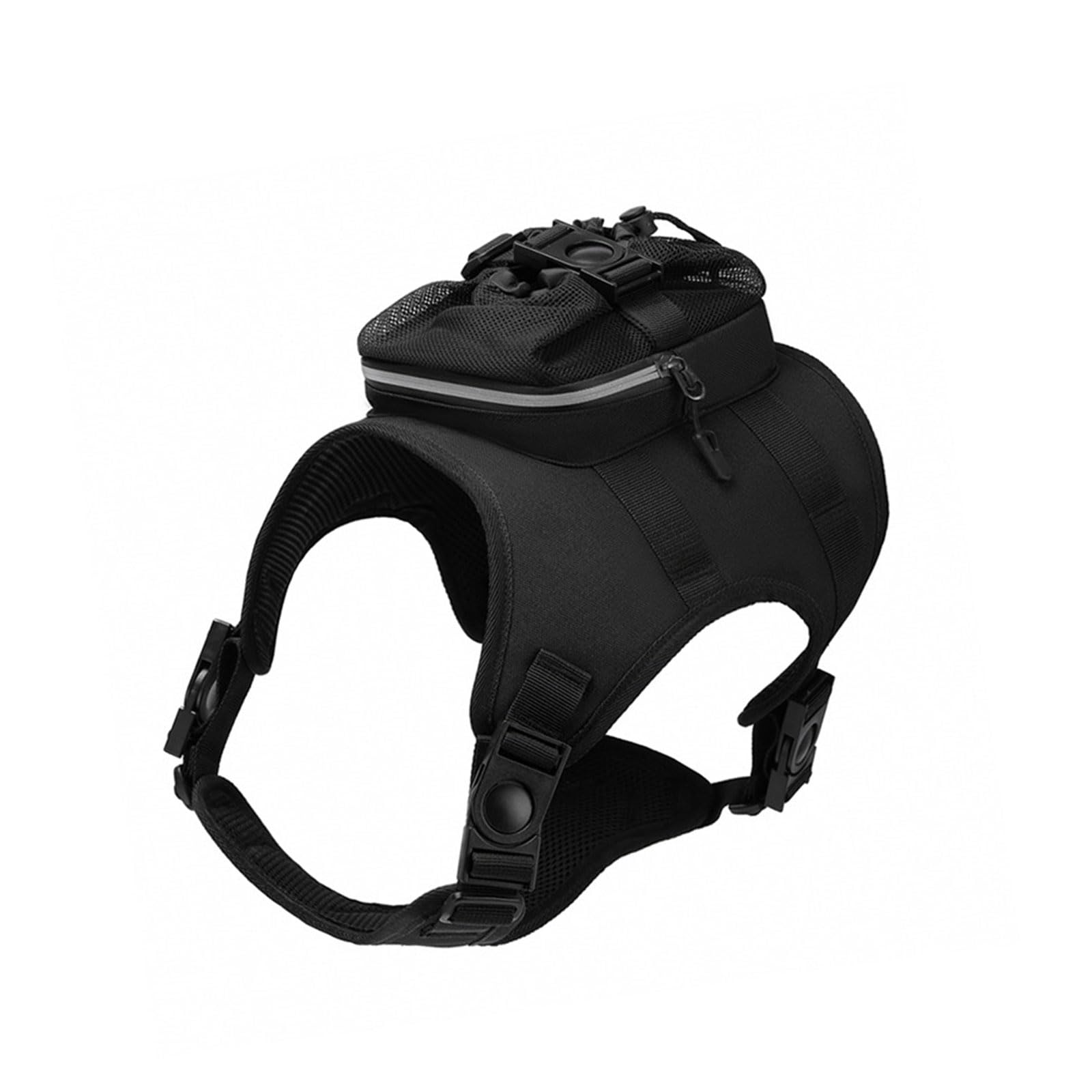 YUXITA Dog Harness Backpack Vest Adjustable Training Vest Pet Strong Training Walking Swimming Hiking Backpack